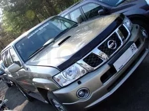 Дефлектор капота темный NISSAN PATROL/SAFARI 2004-2009, / Ниссан Патрол - Артикул NLDSNIPATR0412 - Производитель Sim - Фото, Отзывы, Цены
