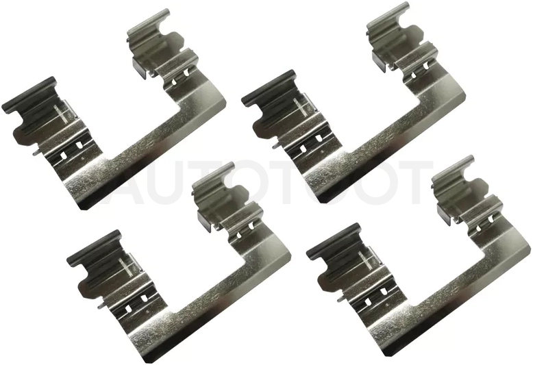 Комплект монтажный тормозных колодок FR NISSAN QASHQAI 06-14/X-TRAIL 07-14