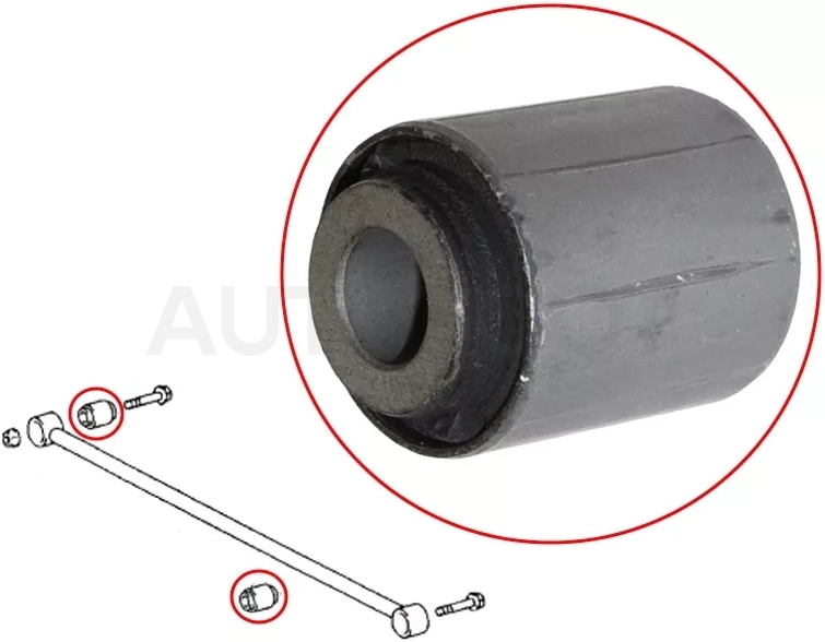 Сайлентблок рычага Toyota Land Cruiser (J100) 98-07 / Land Cruiser Prado 02-20 - Артикул 4870660060 - Производитель Toyota - Фото, Отзывы, Цены