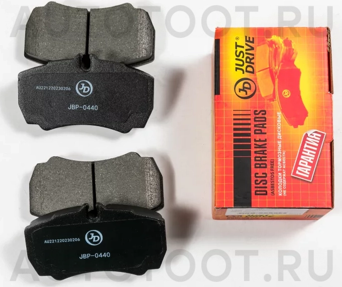 Колодки тормозные дисковые задние - Артикул JBP0440 - Производитель Just Drive - Фото, Отзывы, Цены