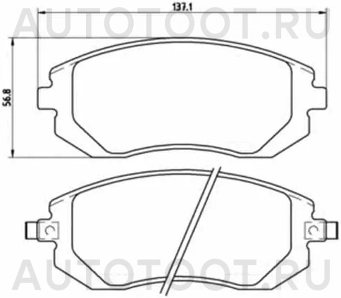 Колодки тормозные (Спереди) Subaru Forester 02-19 / Impreza 00-16 - Артикул P78013 - Производитель Brembo - Фото, Отзывы, Цены