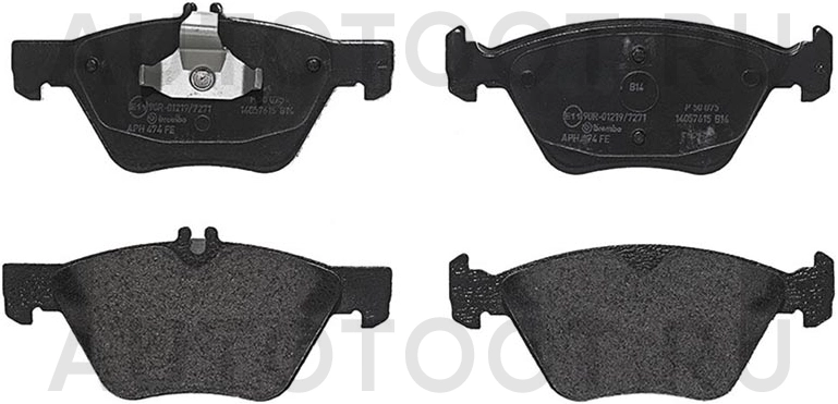 Колодки тормозные передние -GP22041 G-Brake для MERCEDES E-CLASS