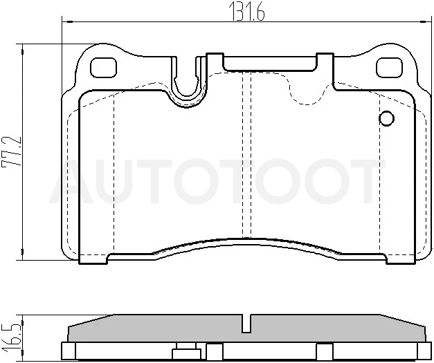 Колодки тормозные (Спереди) Land Rover Range Rover 02-12 / Range Rover Sport 05-13