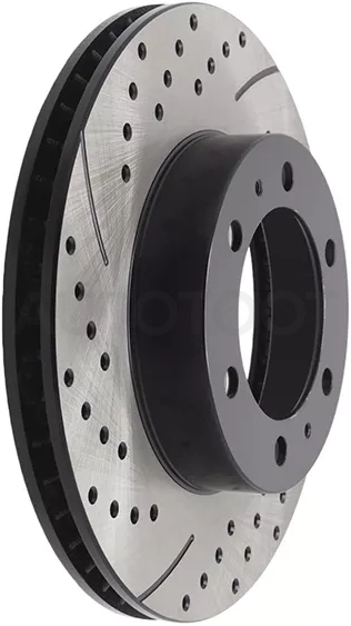 Диски тормозные комплект перед перфорированные TOYOTA HILUX 05-/FORTUNER 06
