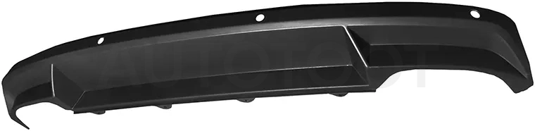 Спойлер бампера Skoda Octavia 12-20 (Сзади/ Под сонары(парктроники))