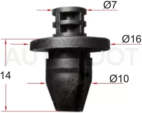 Гайка крепежная VAG (Продажа по 10шт) - Артикул STM12515 - Производитель Sat - Фото, Отзывы, Цены