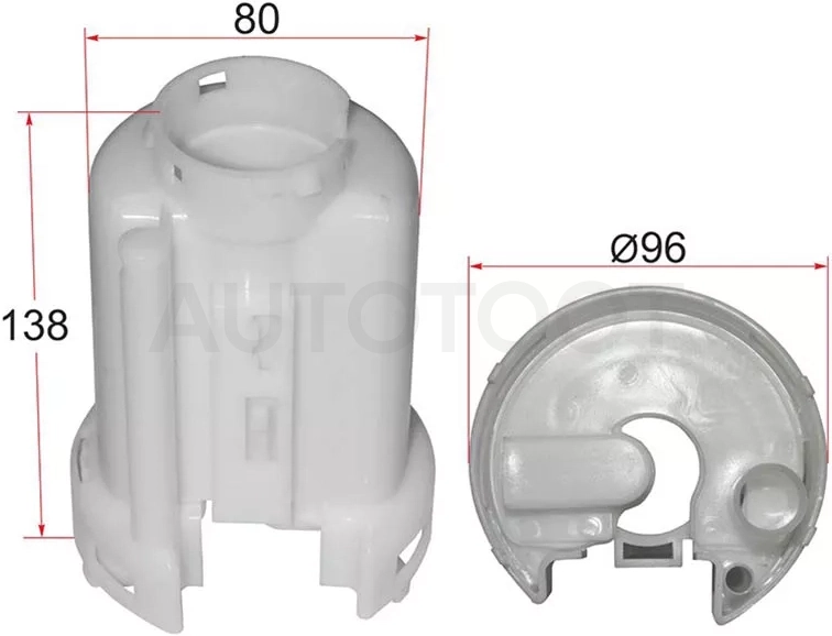 Фильтр топливный MAZDA 323 98-04/PREMACY 00-02/FAMILIA 1.3 00-03