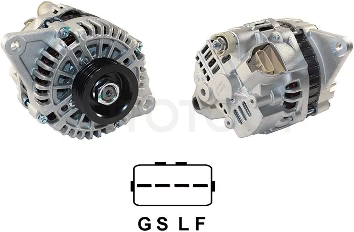 Генератор MMC ASX/COLT 1.1-1.5 04-12/LANCER X 1.5 08-3A91/4A90/ 4A91 12V 85A