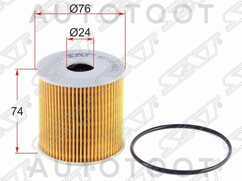 Фильтр масляный (картридж) дизель -STAY110NS001 Sat для NISSAN PRESAGE, NISSAN BASSARA, NISSAN SERENA, NISSAN X-TRAIL, NISSAN ALMERA