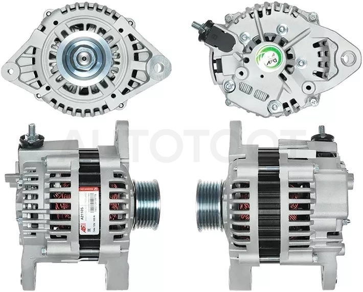 Генератор NISSAN PATHFINDER 3.5 00-04 VQ35/BASSARA/PRESAGE U30 2.4 12V 100A 98-01 KA24DE
