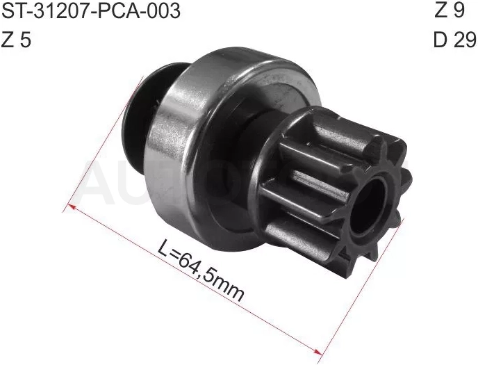 Бендикс Honda Accord 97-13 / Civic 05-12 - Артикул ST31207PCA003 - Производитель Sat - Фото, Отзывы, Цены