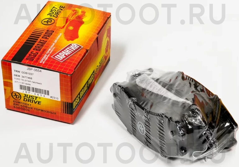 Колодки тормозные дисковые передние GDB1037 - Артикул JBP0654 - Производитель Just Drive - Фото, Отзывы, Цены