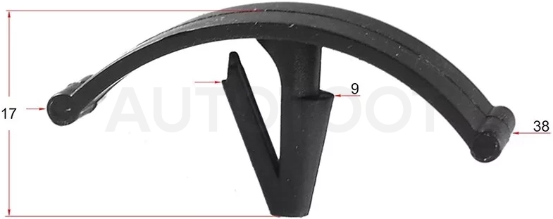 Клипса решетки капота FORD/CHRYSLER (Продажа по 10шт) - Артикул STM10804 - Производитель Sat - Фото, Отзывы, Цены