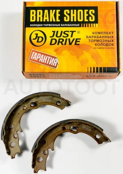 Колодки тормозные барабанные, парковочные - Артикул JBS0009 - Производитель Just Drive - Фото, Отзывы, Цены