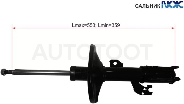 Стойка передняя Toyota Camry (XV30) 01-06 / Lexus ES 01-03