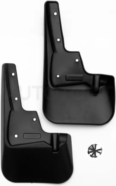 Брызговики передние MITSUBISHI Outlander XL, 2010-2012, кросс., 2 шт. (standart) / Митсубиси Аутлендер
