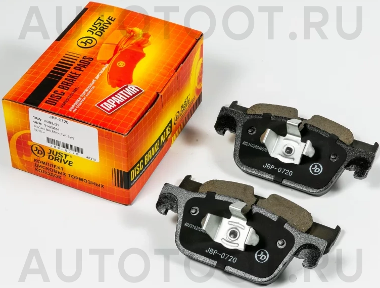 Колодки тормозные дисковые передние GDB2221 - Артикул JBP0720 - Производитель Just Drive - Фото, Отзывы, Цены