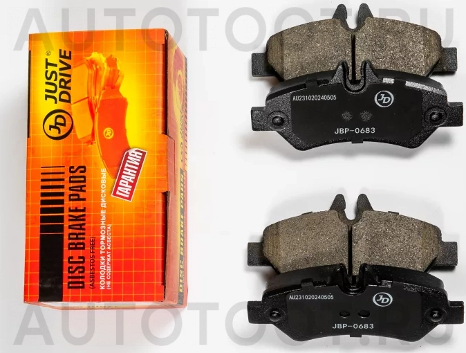 Колодки тормозные дисковые задние GDB1697 - Артикул JBP0683 - Производитель Just Drive - Фото, Отзывы, Цены