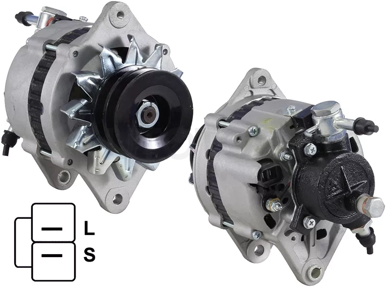 Генератор NISSAN ATLAS F22/F23/PATROL 4.2/3.2D 88-97 SD33T/TD42 24V 35A