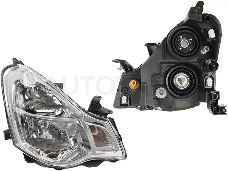 Фара Nissan Almera 12-19 / Bluebird Sylphy 05-12 (Спереди/ Справа/ Галоген/ под электрокорректор)