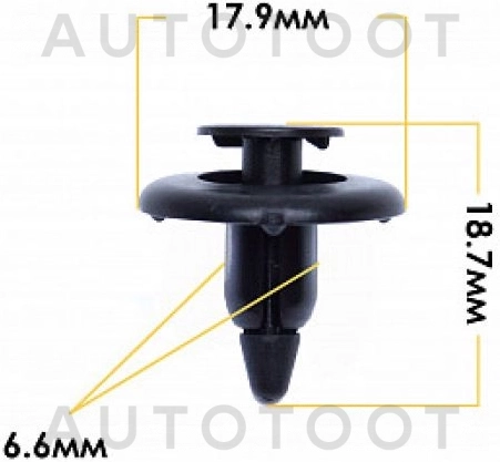 Клипса 90467-06150-C0 -KJ300 Masuma для TOYOTA WINDOM, TOYOTA VISTA, TOYOTA TACOMA, TOYOTA CORONA, TOYOTA CARINA E, TOYOTA CALDINA, TOYOTA AVENSIS