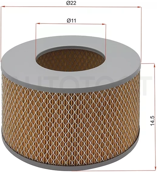Фильтр воздушный TOYOTA 4RUNNER 1KZT/1KZTE 95-02/DYNA 14B/W04D 02-11/LAND CRUISER 1FZFE/1HDT/1HZ/1KZ