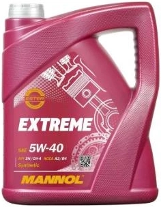 Mannol Extreme 5W40 SN/CF 5л синтетическое