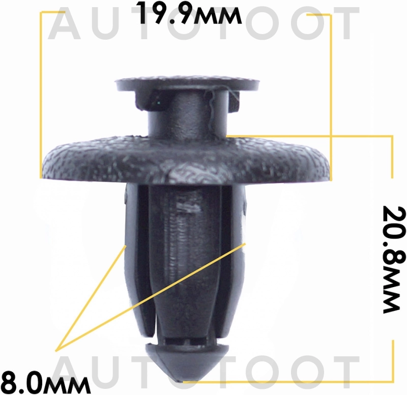 Клипса 01553-08131 -KJ649 Masuma для NISSAN BLUEBIRD, NISSAN CUBE, NISSAN TERRANO, NISSAN SKYLINE, NISSAN PULSAR