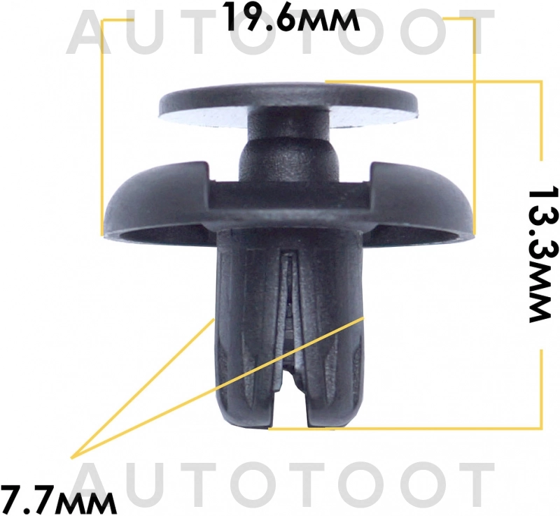 Клипса 91501-S04-003 -KJ2276 Masuma для HONDA CIVIC, HONDA CR-V, HONDA LOGO, HONDA FIT, HONDA JAZZ