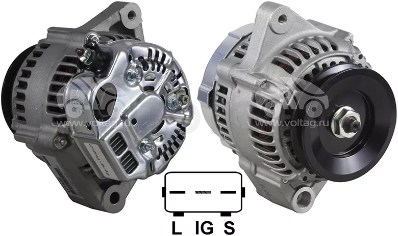 Генератор TOYOTA COROLLA/CALDINA/CORONA 2C/3C CE10#/ 92-98 12V 80A