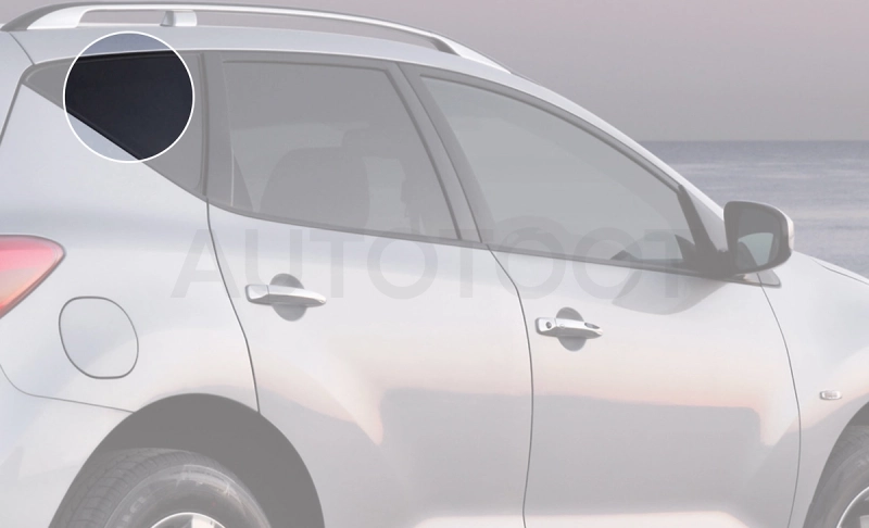 Стекло багажника боковое заднее правое с антеной -  для NISSAN MURANO