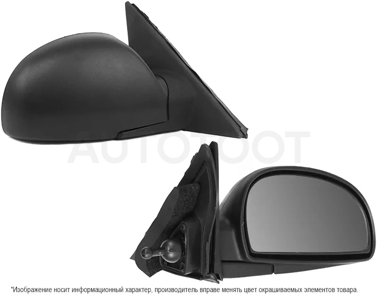 Зеркало Hyundai Accent 99-12 / ТагАЗ Accent 99-12 (Справа/ Механическое)