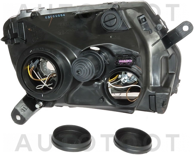 Фара левая (под корректор, внутри черная) -ST5511186LLDEM2 Sat для RENAULT DUSTER
