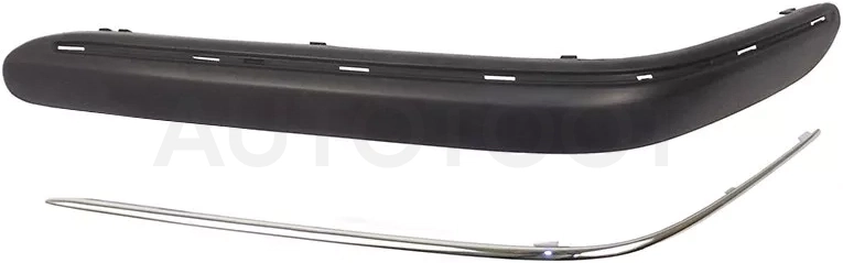 Молдинг бампера Mercedes-Benz C-Class 00-08 (Спереди/ Слева)