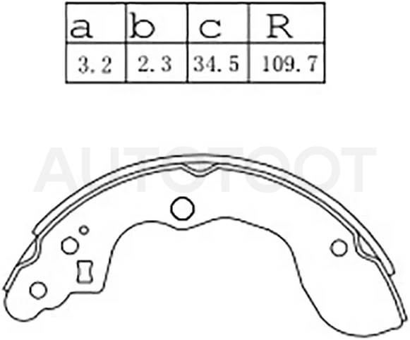 Колодки тормозные задние -ST5320080J00 Sat для SUZUKI SX-4
