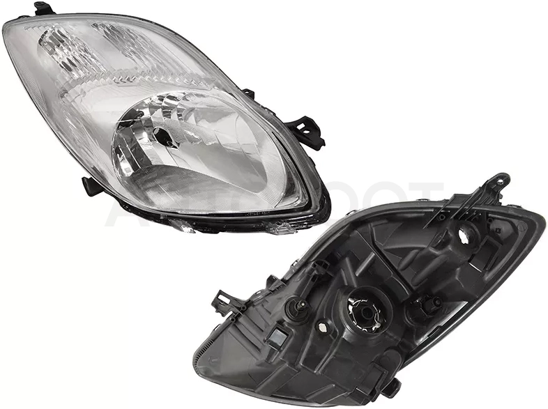 Фара Toyota Vitz 07-10 / Yaris 08-13 (Справа/ Ручная регулировка/ 3/5D HBK)