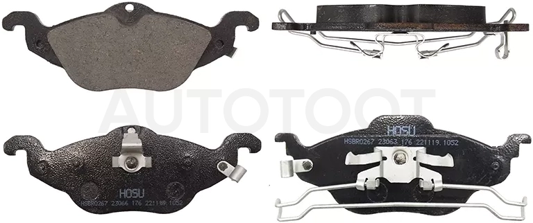 Колодки тормозные (Спереди) Opel Astra 98-13