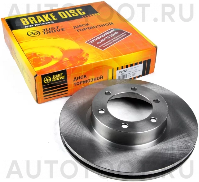 Диск тормозной передний DF4494 (338x28) 6 отв - Артикул JBD0028 - Производитель Just Drive - Фото, Отзывы, Цены