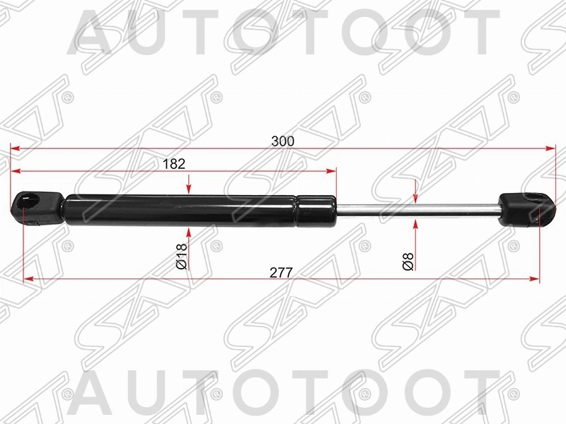 Амортизатор крышки багажника левый=правый -ST6Y5827550A Sat для AUDI TT, AUDI A4, VOLKSWAGEN PASSAT
