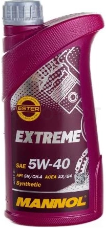 Mannol Extreme 5W40 SN/CF 1л синтетическое