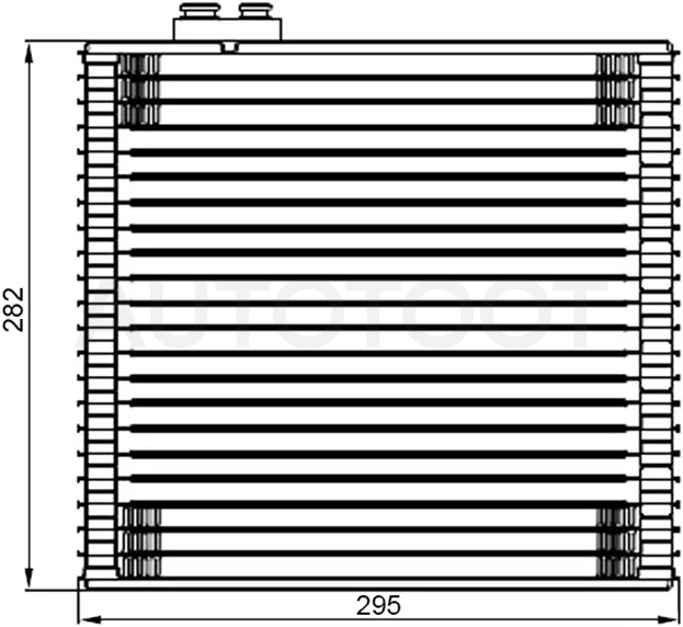 Испаритель кондиционера Toyota Land Cruiser (J100) 98-07 / Lexus LX 98-07 - Артикул ST8850160190 - Производитель Sat - Фото, Отзывы, Цены
