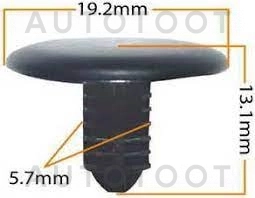 Клипса 90467-07132 -KJ305 Masuma для TOYOTA YARIS, TOYOTA PRIUS, TOYOTA LAND CRUISER, TOYOTA CALDINA