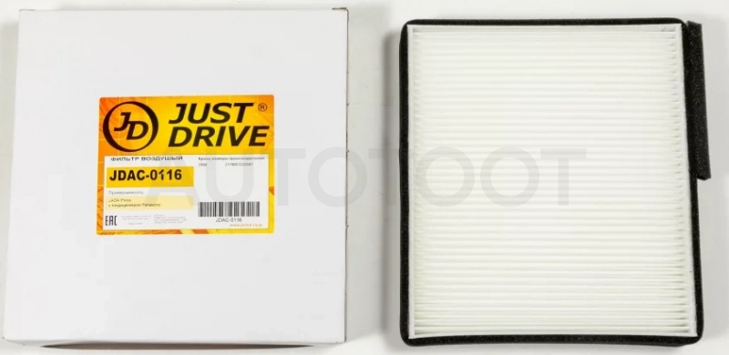 Фильтр салона - Артикул JDAC0116 - Производитель Just Drive - Фото, Отзывы, Цены