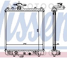 Радиатор охлаждения MT -  для SUZUKI IGNIS
