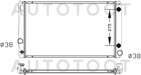 Радиатор охлаждения (1AZ, 2AZ, 3ZR, 2GR) -  для TOYOTA RAV4