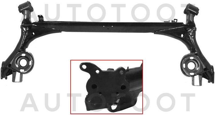 Балка задняя -STVWP68020 Sat для SKODA RAPID, VOLKSWAGEN POLO, VOLKSWAGEN GOLF, VOLKSWAGEN JETTA, SKODA OCTAVIA, SKODA FABIA