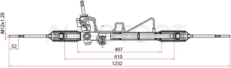 Рейка рулевая MMC LANCER LHD CS/CT# 03- LHD - Артикул STMR594661 - Производитель Sat - Фото, Отзывы, Цены