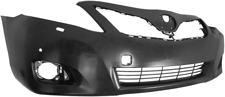 Бампер передний Toyota Camry (XV40) 09-11 / Camry UAE/USA 09-11 (Под омыватели фар/ Под сонары(парктроники)/ С отверстием под крюк)