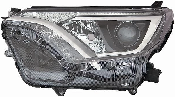 Фара левая галоген, с электрокорректором -ST1121149LMLDEM2 Sat для TOYOTA RAV4