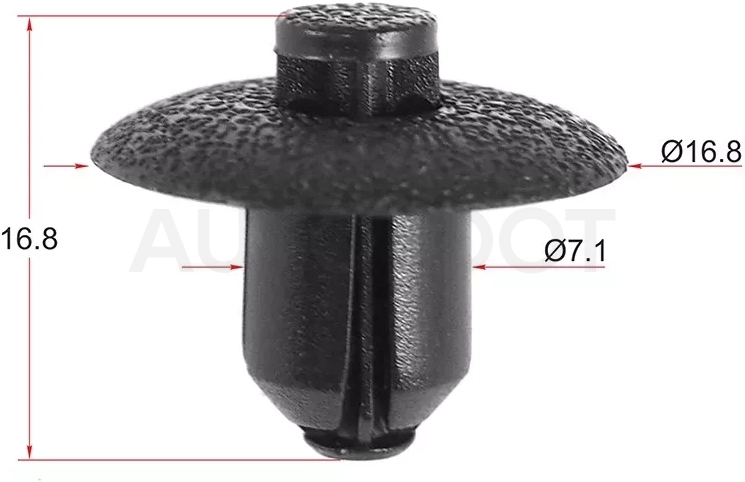 Клипса капота TOYOTA/LEXUS (Продажа по 10шт) - Артикул STKJ419 - Производитель Sat - Фото, Отзывы, Цены